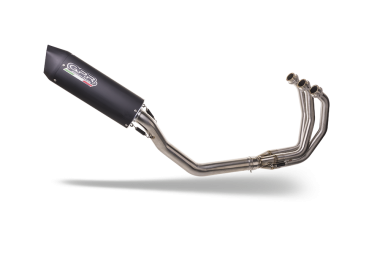 GPR exhaust compatible with  Triumph Daytona 660 2023-2025, Furore Evo4 Nero, Full system exhaust including removable db killer and catalyst 