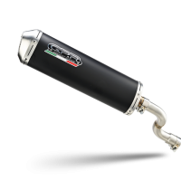 GPR exhaust compatible with  Aprilia Atlantic 300 2010-2014, Evo4 Road, Slip-on exhaust including removable db killer and link pipe 