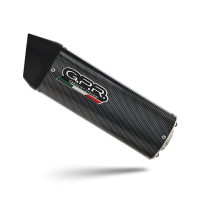 GPR exhaust compatible with  Beta Alp 4.0 2018-2020, Furore Evo4 Poppy, Slip-on exhaust including removable db killer, link pipe and catalyst 