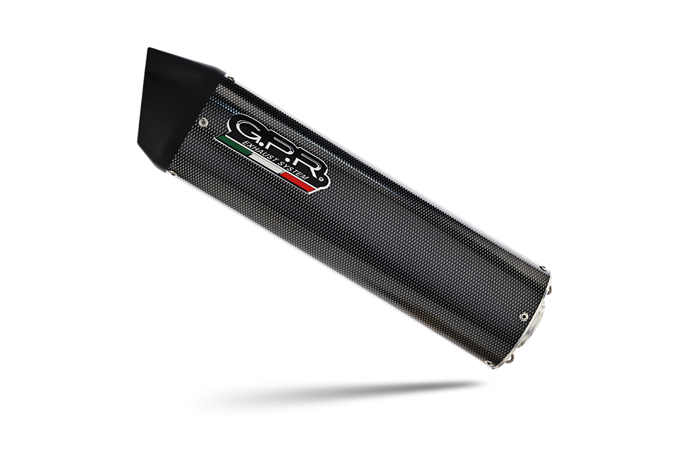 GPR exhaust compatible with  Aprilia Rx 125 2018-2020, Furore Evo4 Poppy, Slip-on exhaust including removable db killer and link pipe 